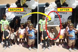 remove unwanted objects or people from photo