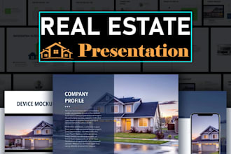 do  investor pitch deck real estate powerpoint presentation design