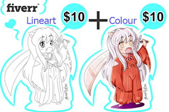 draw you in a chibi style