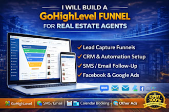 build a gohighlevel funnel for real estate agents