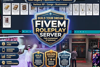 create fivem server with premium scripts qb, qbox, nyc, esx