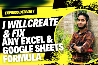 create and fix any excel and google sheets formula