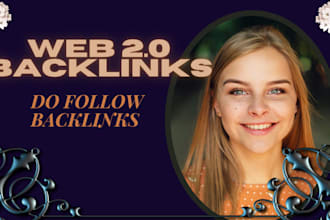 build high quality seo profile web 2 0 submission back links