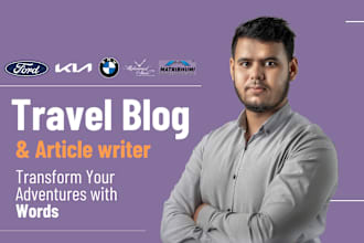 write spellbinding SEO optimized travel blogs and articles