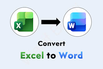 convert microsoft ms excel sheet to microsoft ms word document