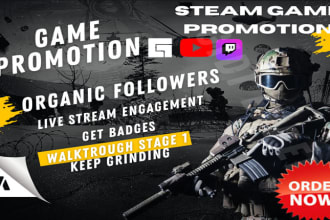 do steam game promotion, boost steam game wishlist, steam game marketing, steam