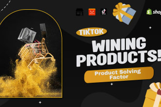 tik tok winning products research for shopify dropshipping
