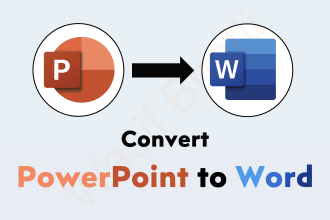convert powerpoint PPT presentation to microsoft ms word document