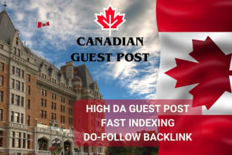 publish canada guest post, canadian backlinks on canada blog