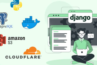 create and publish any website you want using django