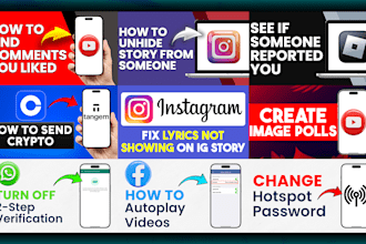 create how to tutorial videos thumbnail for you