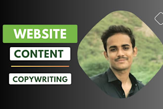 write website content as your copywriter