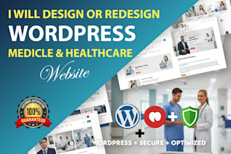 build a professional medical wordpress website with booking