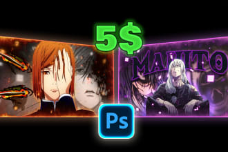 design anime youtube thumbnails that get million views