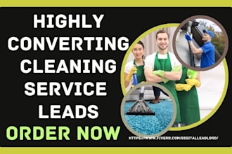 generate cleaning leads carpet cleaning service gutter window cleaning website