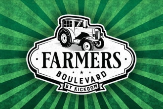 design a vintage retro or hipster logo