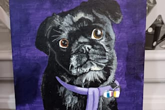 paint a portrait of your pet