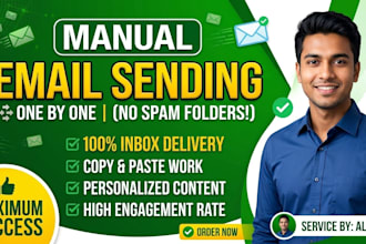 send email manually one by one for email marketing