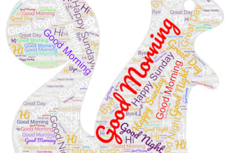 your words, your world, bespoke world cloud art awaits