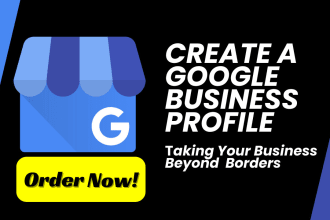 create google my business profile for the gmb listing
