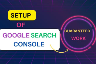 setup google search console for your website indexing