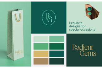 design a luxury brand identity kit and guidelines