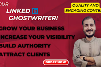 ghostwrite your linkedin posts and articles