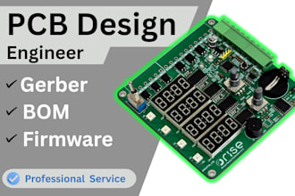 design your pcb and develop firmware using stm32, esp32
