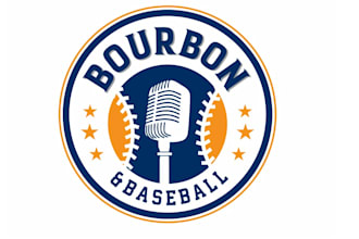 create a distinctive, contemporary bourbon and baseball logo for your company