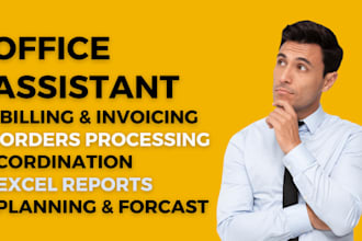 be your assistant as billing or invoicing generator or orders processing
