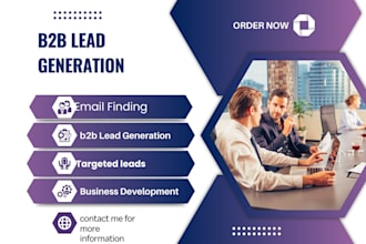 do targeted b2b lead generation, linkedin prospect, and email list building