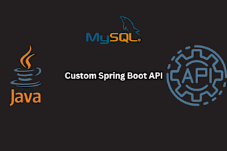 build spring boot custom API backend support