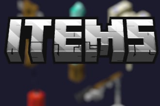 make 3d items for your minecraft project