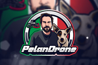 design unique face mascot, character, cartoon, esports, gaming logo