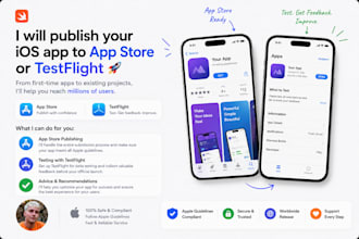 upload your ios app to testflight or app store