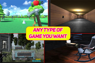 develop professional unity games in 3d for pc in cheap