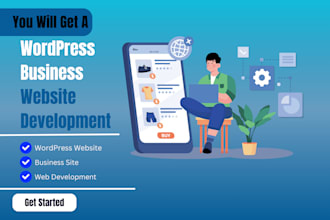 wordpress business website elementor 5 pages speed and mobile optimization