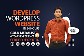 revamp, redesign responsive wordpress website, landing page, blog development