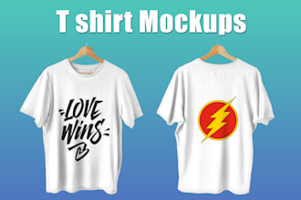 create an amazing t shirt mockup