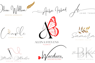 do signature logo and powerpoint presentation pitch deck and rebranding