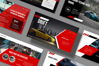 design animated powerpoint presentation with content writing