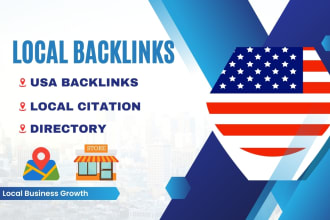 build USA local backlinks for rank your website