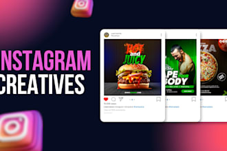 design attractive instagram and facebook post