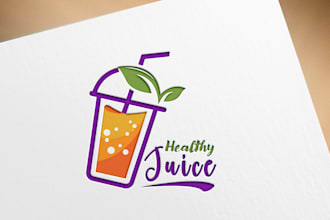 do beautiful logo design for juice bar, food, coffee shop, restaurant