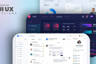 create a UI UX design for your desktop applications