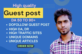 publish high da90 dofollow guest post with relevant SEO backlinks