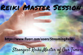 do reiki master plus higher energies for 60 minutes