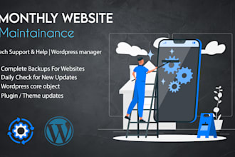 do wordpress website maintenance and wordpress support