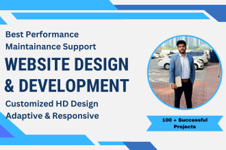 design and develop customised website for your business