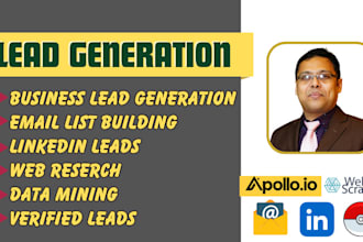 do generate lead generation, valid email, targeted business and linkedin leads